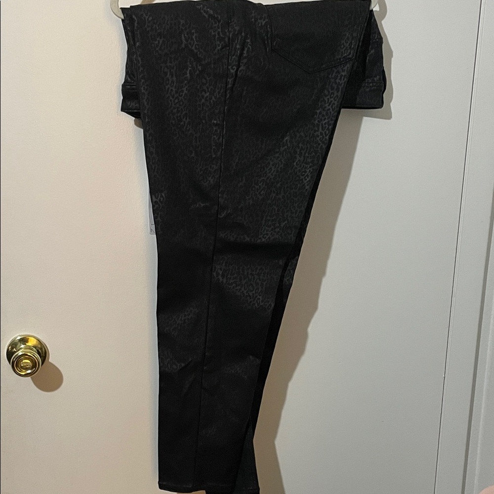 Seven7 Charcoal Leopard Pattern Jeans